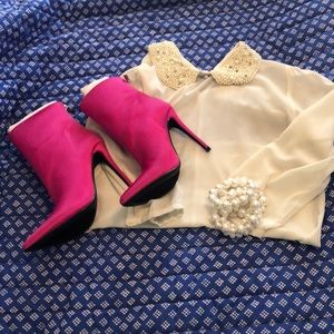 ‼️BRAND NEW‼️ Magenta JustFab Madelina Booties